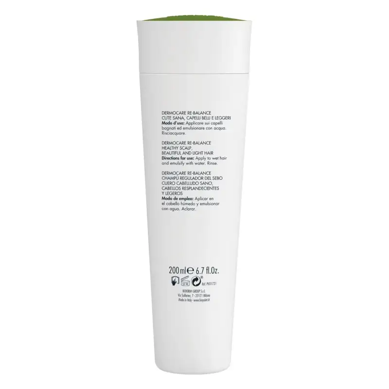 Biopoint Sampon Sebum Regulator Dermocare Re-Balance 200 ml Bax 6 buc.